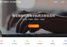 【淘宝小镇】申请个体工商户(电子营业执照)新方式